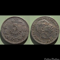Luxembourg 5 centimes 1901
