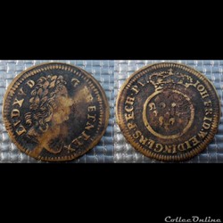m- Jeton Roy Louis XV