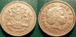 1 Pound 2003 Armes royales