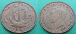 1/2 Penny 1937
