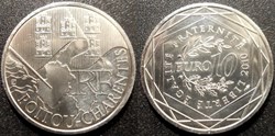 10 Euros des Régions 2010 1er type POITOU-CHARENTES