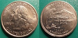 1/4 dollar 2007 P Washington