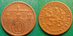 10 Haléru 1925