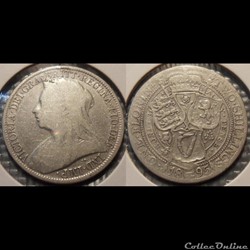Grande Bretagne 1 Florin 1895