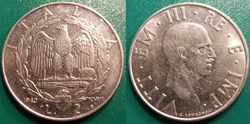 2 Lires 1940 non magnétique