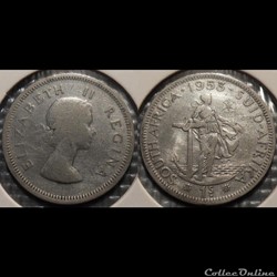 South Africa 1 Shilling 1953