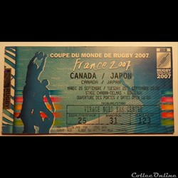 Rugby Coupe du Monde 2007 à Bordeaux