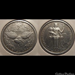 Nouvelle Calédonie Union Française 2 Francs 1949
