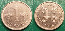 1 Markka 1955
