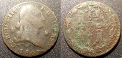 Espagne 8 maradevis 1807