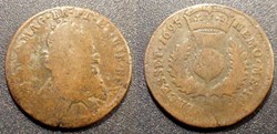 Royaume Uni - Ecosse - Guillaume II - 1 Bawbee 1695 1642