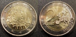 2 Euros 2015 Drapeau Européen