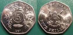 5 Shillings 1987