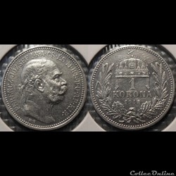 Hongrie 1 Korona 1915
