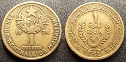 1 Ouguiya 1394 soit 1974