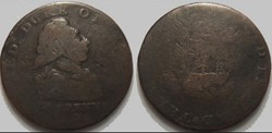 e- J etr Grande Bretagne Jeton Half Penny (1795) Duc de York