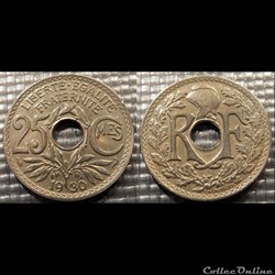 Fd 25 centimes EM Lindauer 1930 24mm 5g