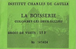 Institut Charles de Gaulle - La Boissière