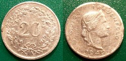 q- MN etr Suisse jeton de 20 Rappen 1945