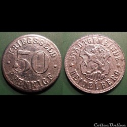 q- MN etr Germany Heidelberg 5 Pfennige