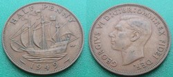 1/2 Penny 1949