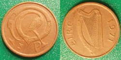 1/2 Penny 1971