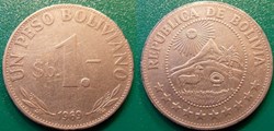 1 Peso Boliviano 1969