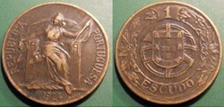 Portugal 1 Escudo 1924