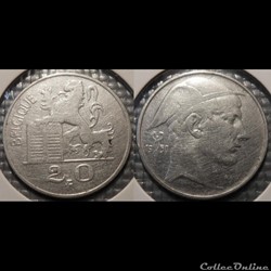 Belgique 20 Franc 1950 Belgique
