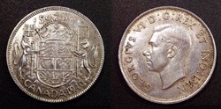 Canada 50 Cents 1940 Georges VI