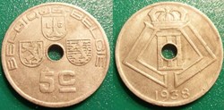 5 Centimes 1938 Belgique- Belgie
