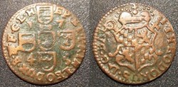 Belgique - Principauté Episcopale de Liège 1 Liard 1745