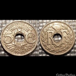 Cc 5 centimes EM Lindauer 1923 17mm 2g
