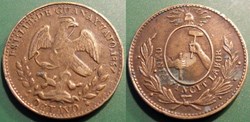 Mexique-Rép. de México Octavo 1857