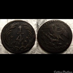 Mexique 1/4 Réal 1835