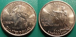1/4 dollar 2008 P Hawaii
