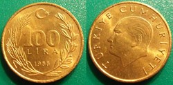 100 Lira 1988