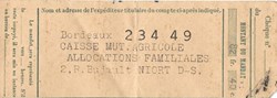 Bordeaux Caisse Mut. Agricole 1939