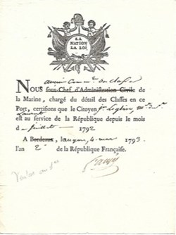Langon - Certificat de Citoyen au service de la République