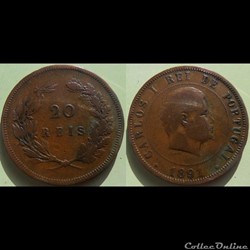 Portugal 20 Reis 1891
