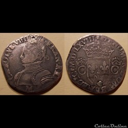 D2 Charles IX Teston Toulouse 1568 M