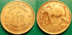 1 Franc 1947 (Congo Belge)