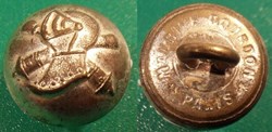 Bouton Bombé Heaume et Canons croisés Petit modèle