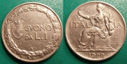 1 Lire 1922