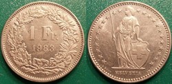 1 Franc 1983 frappe médaille
