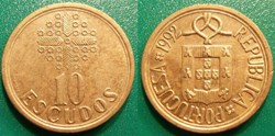 10 Escudos 1992