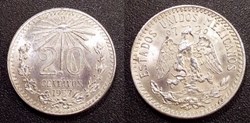 Mexique 20 Centavos 1937
