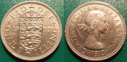 1 Shilling 1957 Blason de l'Angleterre