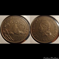 Polynésie Française 100 Francs I•E•O•M• abeille 1999