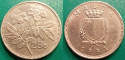 25 Cents 1991